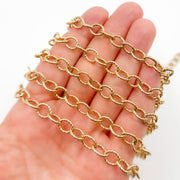 Buy now Gold Plated Sterling Silver Twisted Round Link Chain